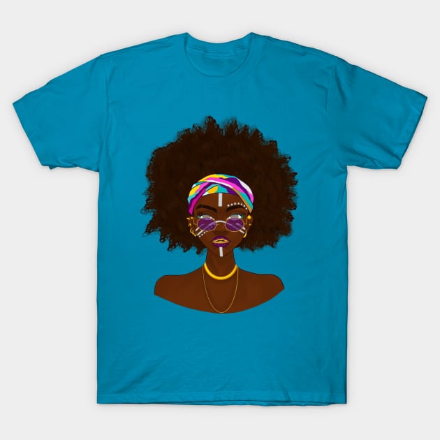 Black Womaning T-Shirt by Visions_live